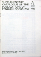 Supplementary Catalogue of the Publications of Penguin Books 1956-1971 image
